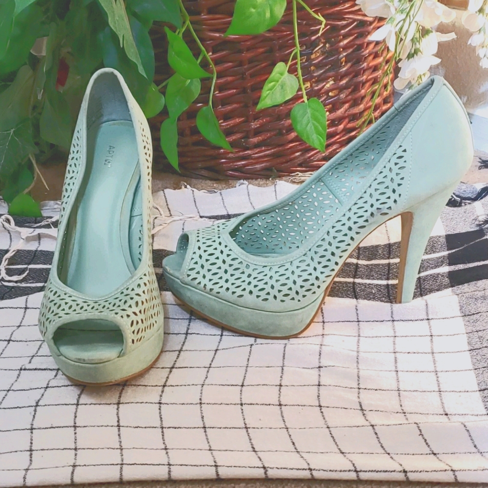 Light Blue Apt. 9 Heels
